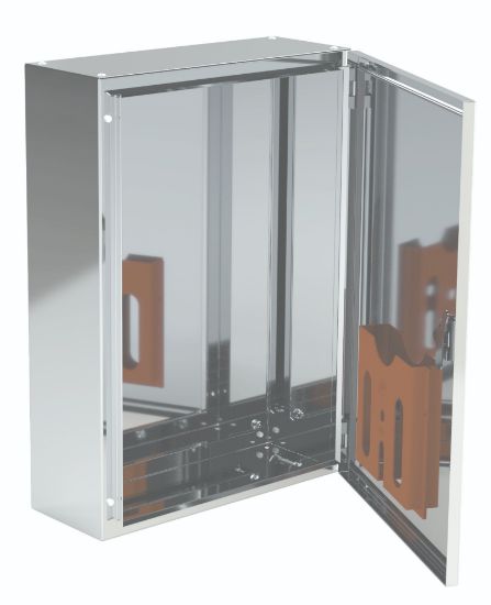 Ảnh của Blind enclosure MEC 400x400x210,stainless steel 304 2.0mm, mounting plate E2.0mm Ảnh của Blind enclosure MEC 400x400x210,stainless steel 304 2.0mm, mounting plate E2.0mm